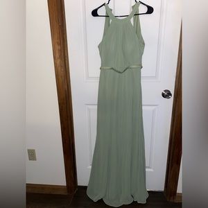 Halter bridesmaid dress size 2 -altered